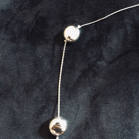 Long silver bead neaklace 💎 - Picture 4 of 4